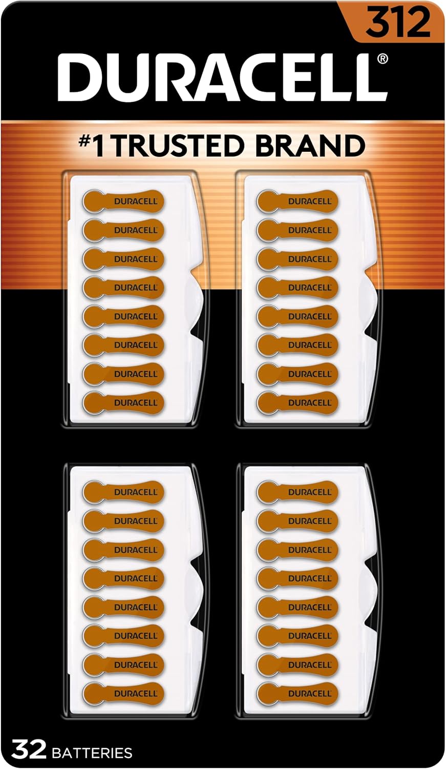 Duracell Hearing Aid Batteries with EasyTab for Hearing Aid Devices

