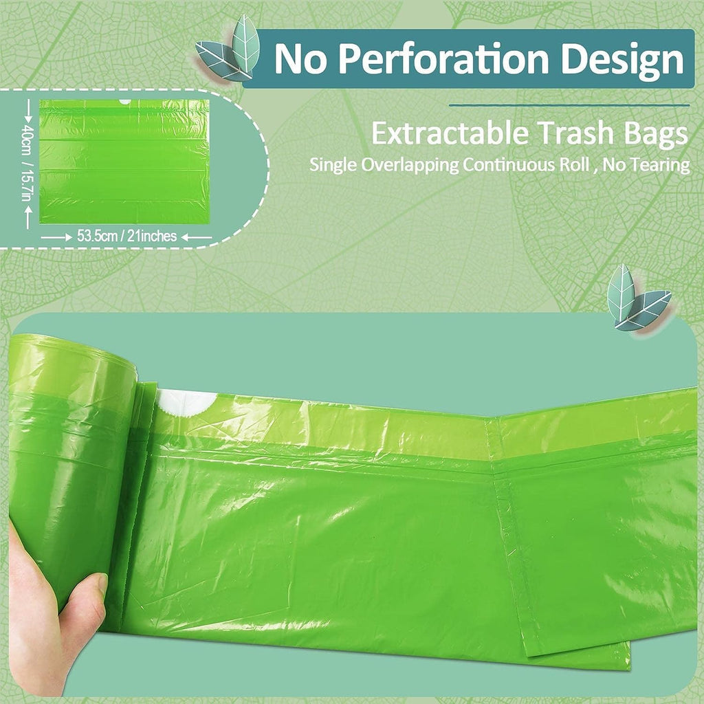 Commode Liners for Bedside Commode Drawstring Disposable Bags, Scented

