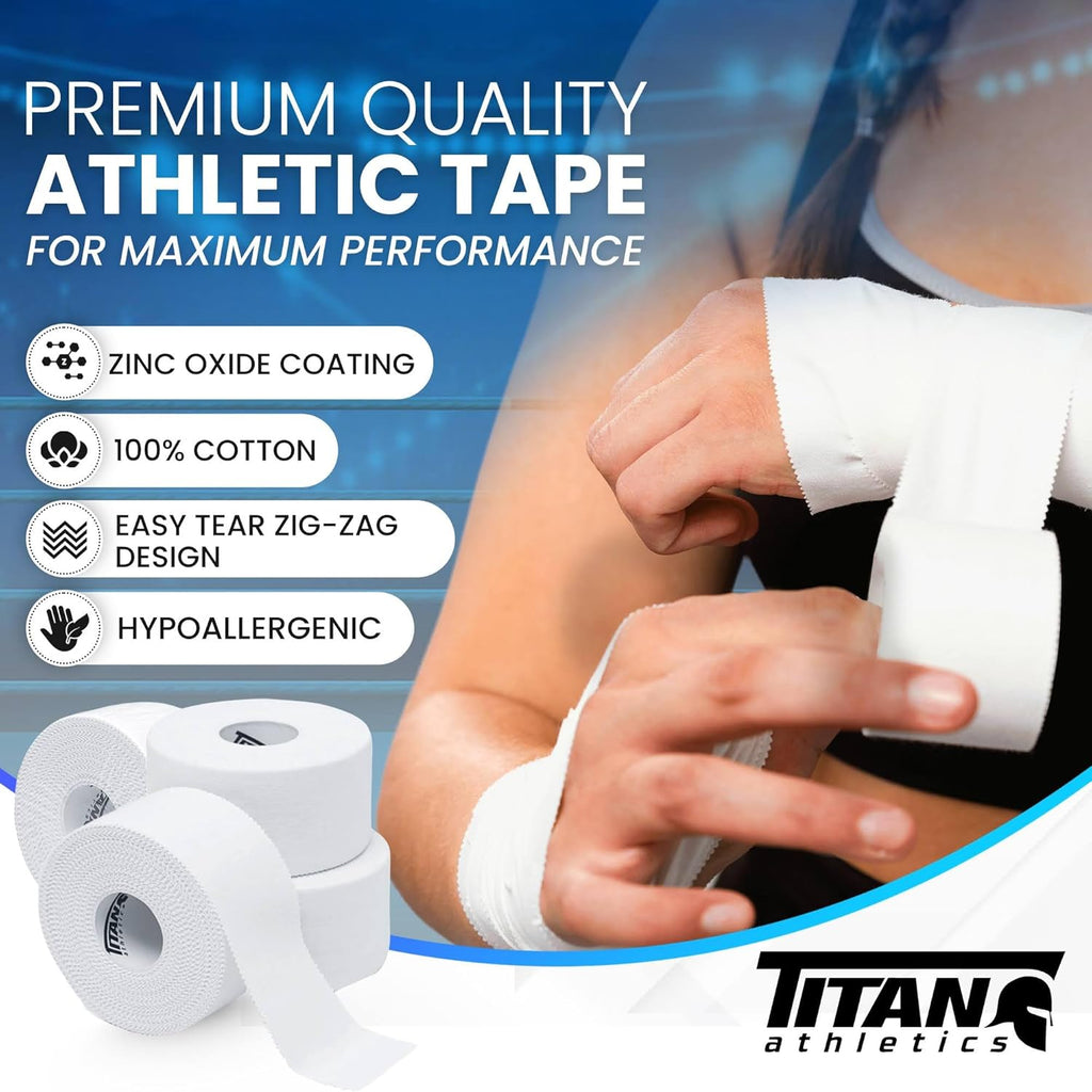 Titan Athletics Athletic Tape, Medical Sports Tape Roll, 1.5 in x 45 ft

