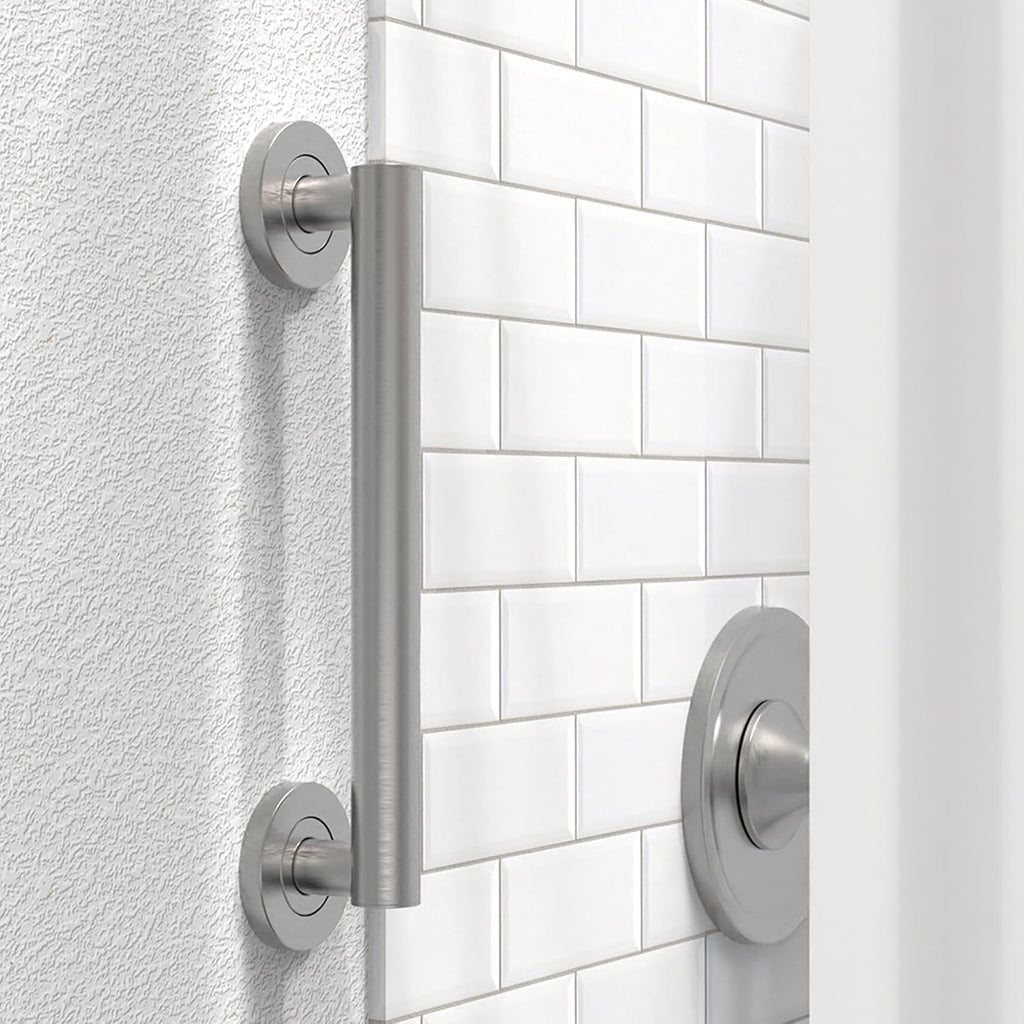 ADA Compliant Stainless Steel Grab Bar for Bathroom Safety, 500 lb Capacity

