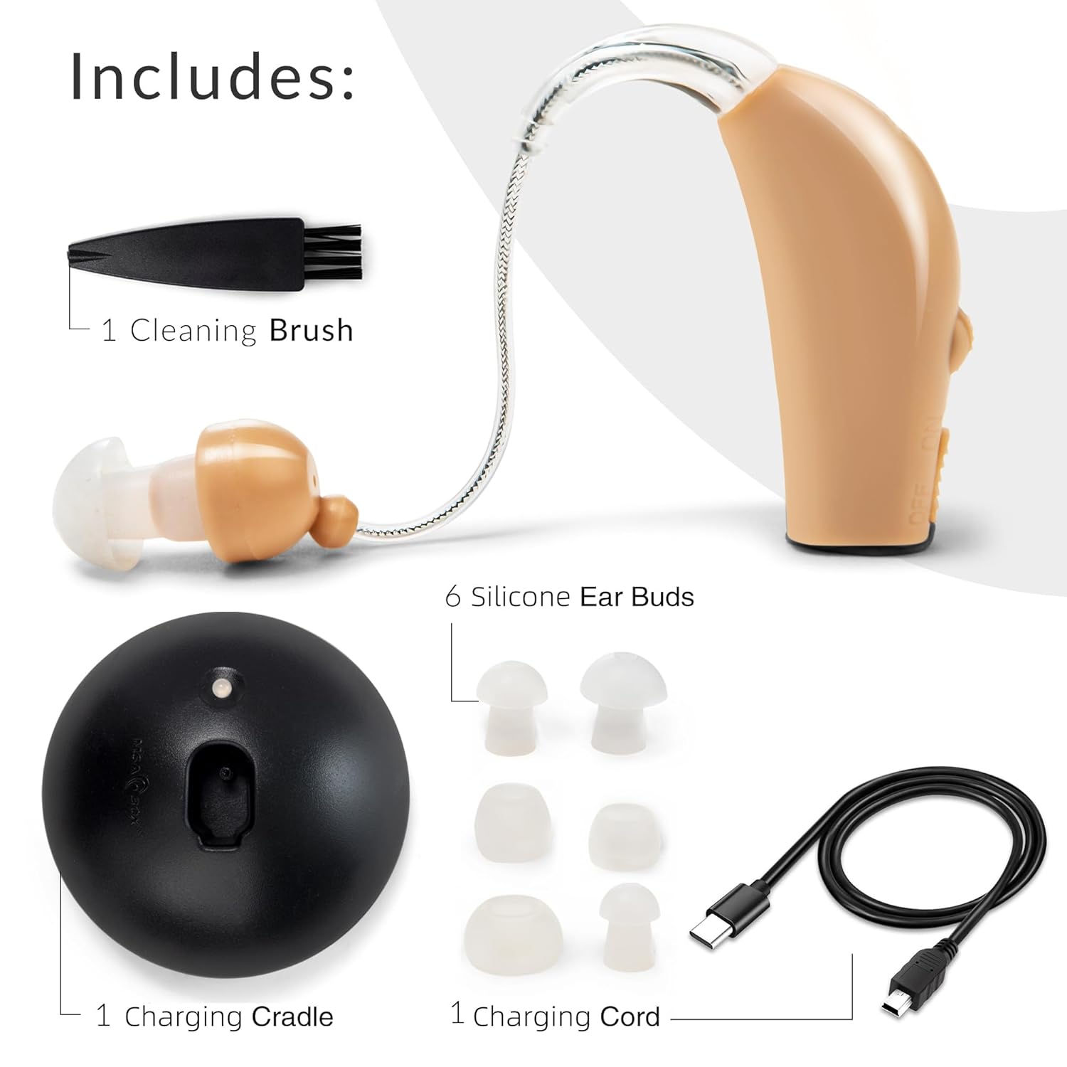 MSA PRO Rechargeable Sound Amplifier, Adjustable Volume, Up to 20 Hours

