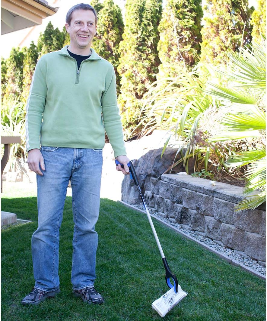 Ettore Grip'n Grab Multi-Purpose Grabber Pickup Tool with Rotating Rubber Grip Head

