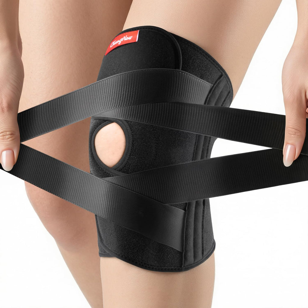 Medical Knee Brace with Side Stabilizers for Knee Pain, ACL MCL Meniscus Support

