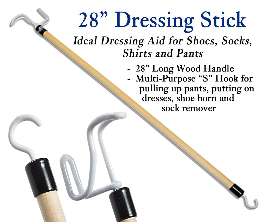 RMS Hip Kit Daily Living Aids Reacher Sock Aid Dressing Stick Bath Sponge Shoe Horn

