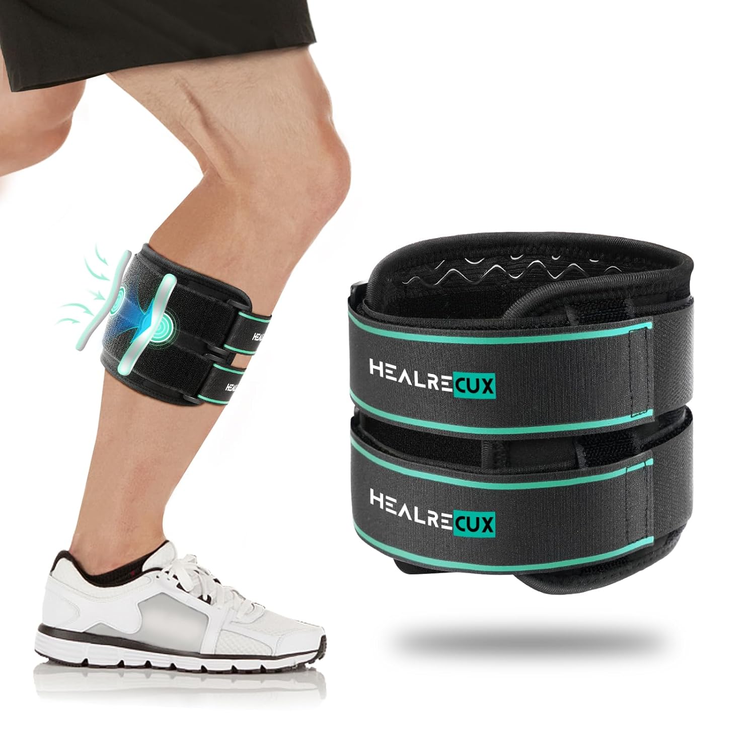 Healrecux Sciatica Relief Brace with Acupoint Pressure Pads and Stabilizing Splints

