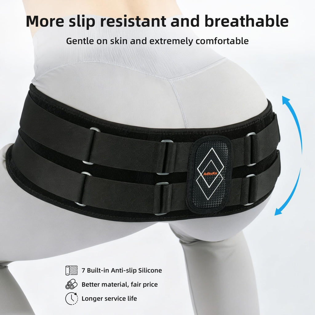 Sacroiliac SI Joint Hip Belt Brace for Women and Men, Lower Back Support

