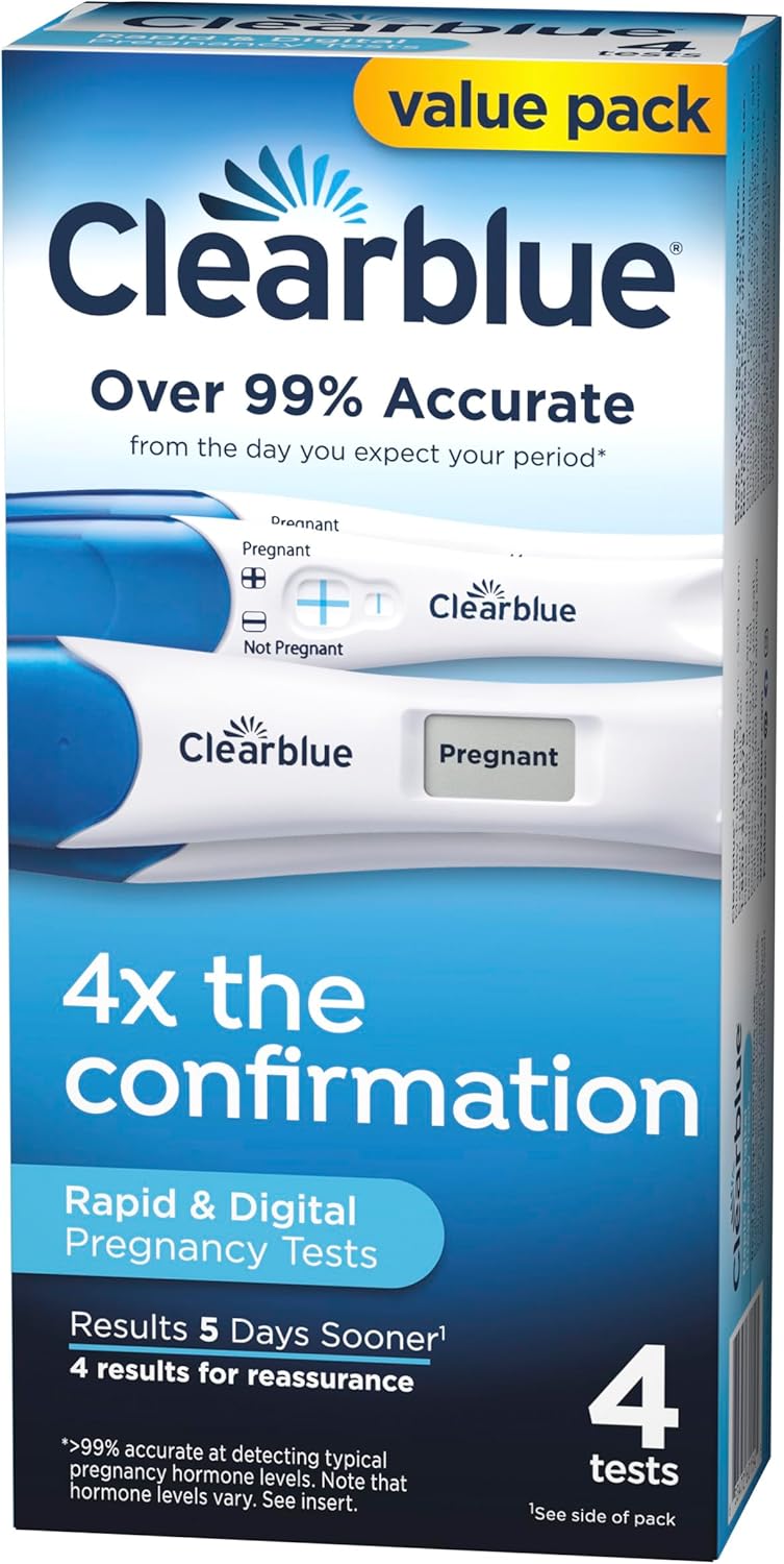 Clearblue Digital Pregnancy Test and Rapid Detection Pregnancy Test Set

