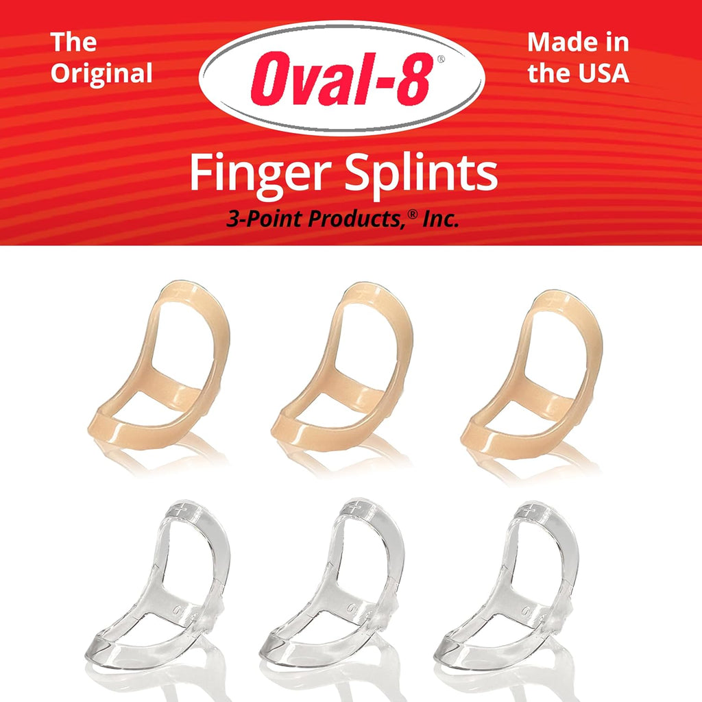 Oval Finger Splint for Arthritis, Trigger Finger and Thumb Support and Protection

