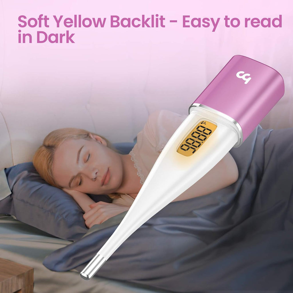 Femometer Smart Basal Body Thermometer with App Fertility Period Tracker, Backlight

