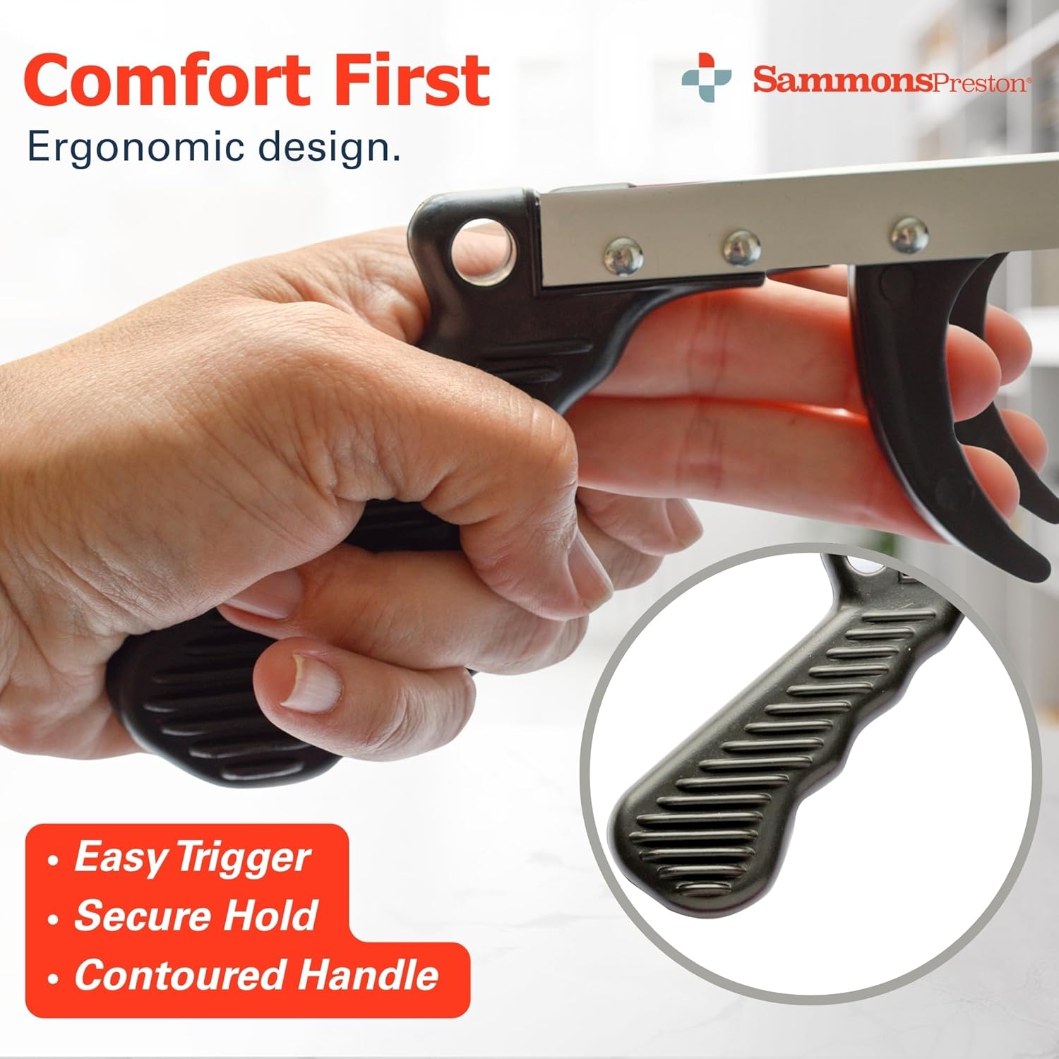 Sammons Preston Reacher Grabber Tool with Ergonomic Grip and Claw Jaw

