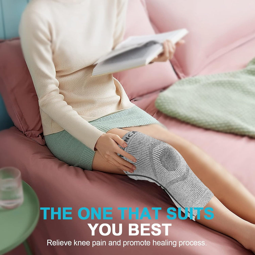 NEENCA Knee Sleeve Compression Brace for Knee Pain, Swelling, Joint Support

