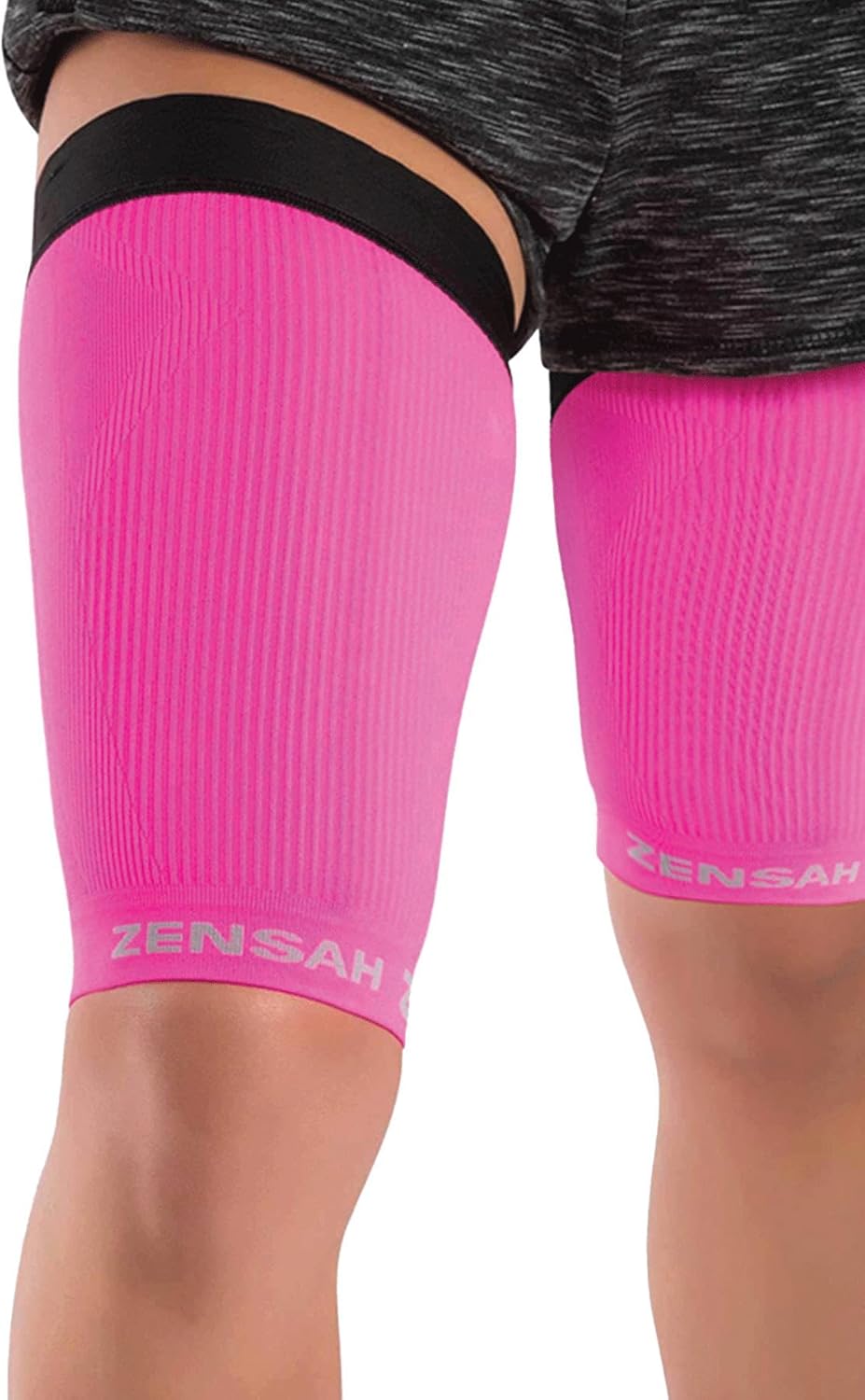 Zensah Thigh Compression Sleeve for Hamstring, Quad Strain and Groin Support

