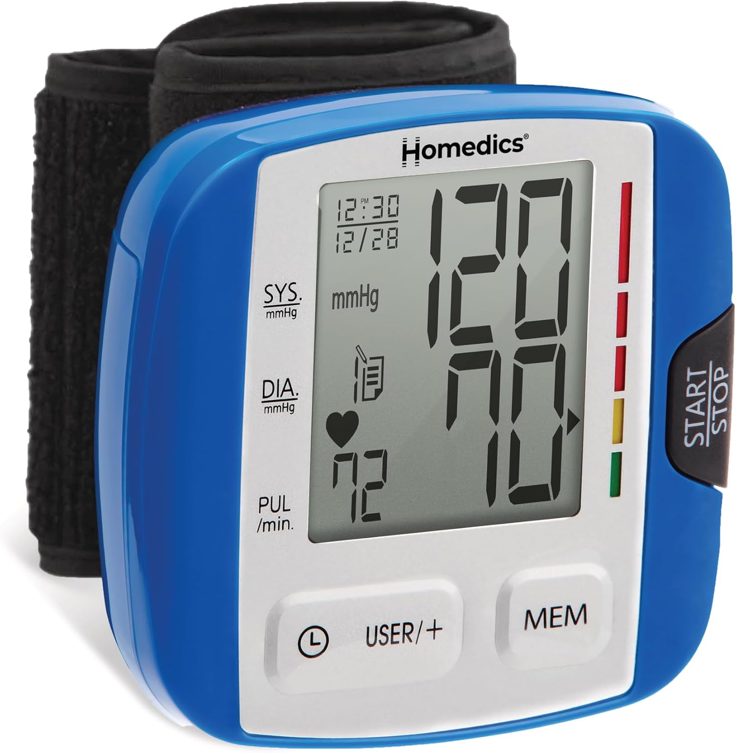 HoMedics Automatic Wrist Blood Pressure Monitor with One-Touch Operation

