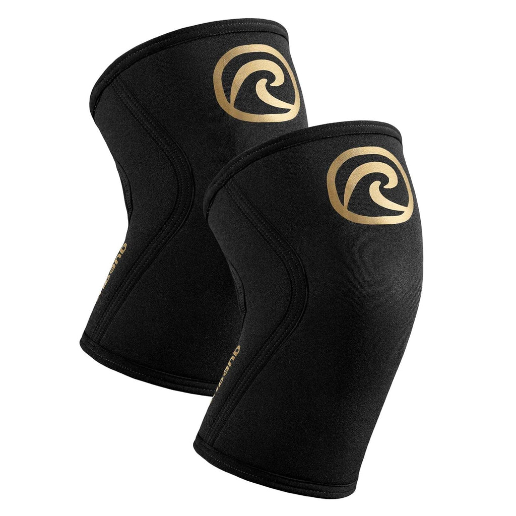 Rehband 5mm Neoprene Knee Compression Sleeves for Weightlifting & Training

