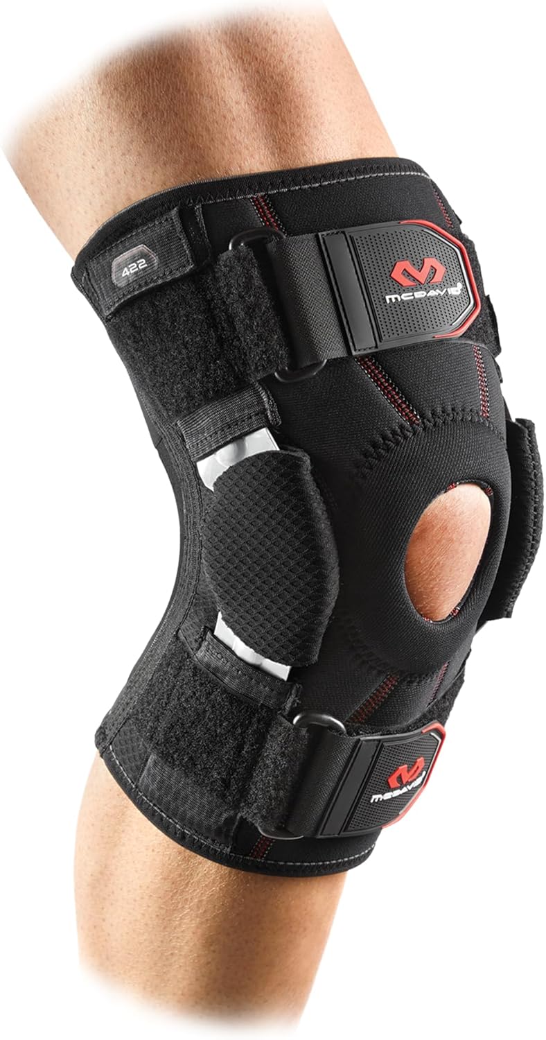 McDavid Hinged Knee Brace for Men & Women, Compression Knee Support Sleeve

