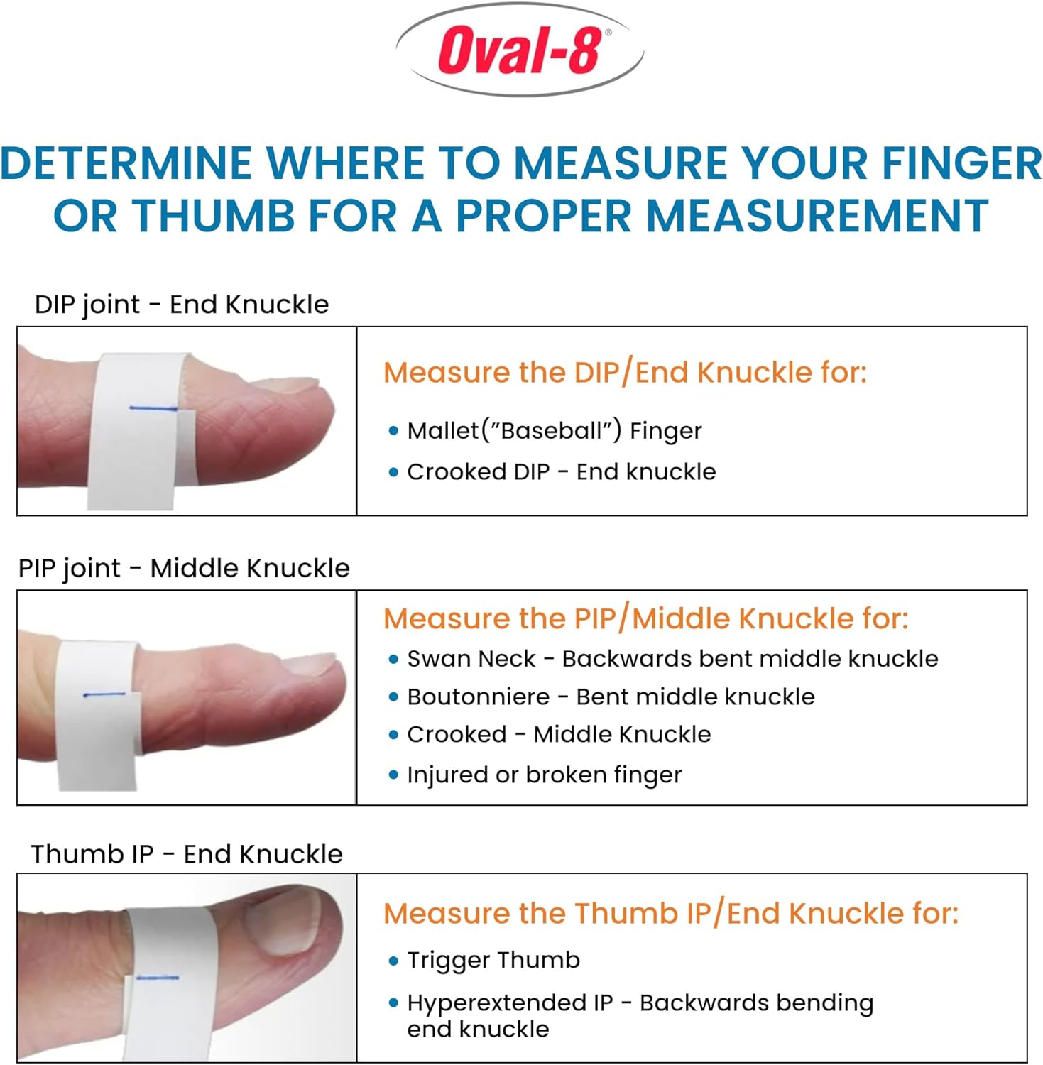 Oval-8 Finger Splint Multi-Size Assortment

