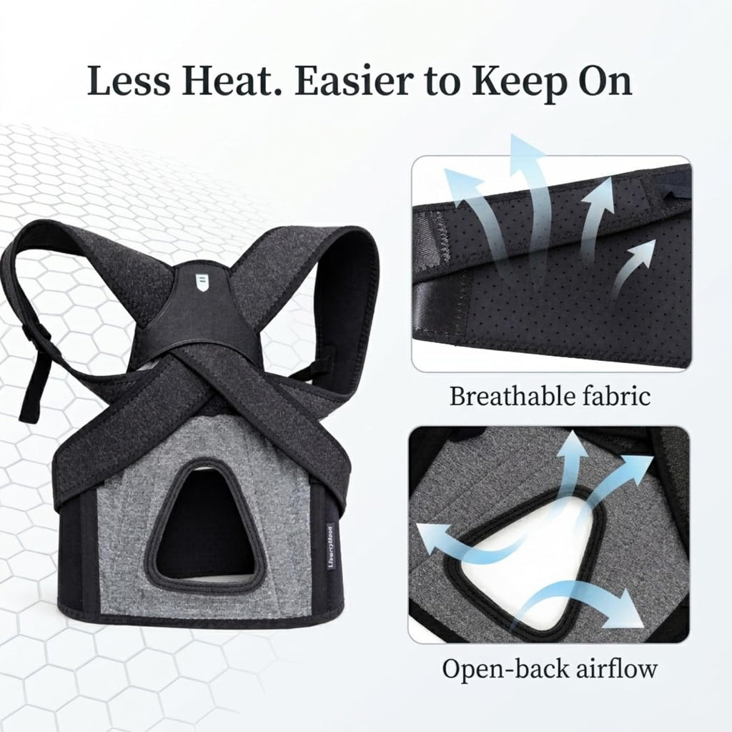 Adjustable Women’s Posture Corrector Upper-Back Brace for Shoulder and Slouching

