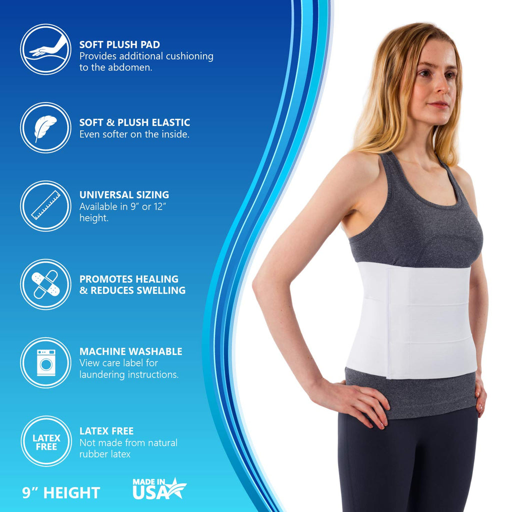 NYOrtho Postpartum Belly Binder, Abdominal Wrap for C-Section Recovery, Latex-Free

