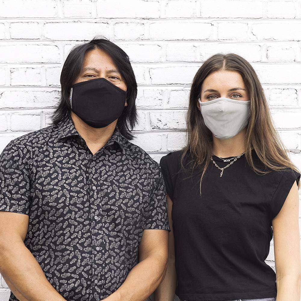 Safe+Mate by Case-Mate Cloth Face Mask, Washable Reusable, Adult Cotton Blend with Filter

