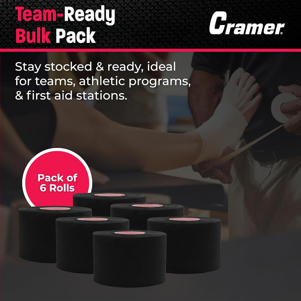 Cramer Athletic Tape Roll Latex-Free Sports Tape for Ankle Wrist Knee Easy Tear

