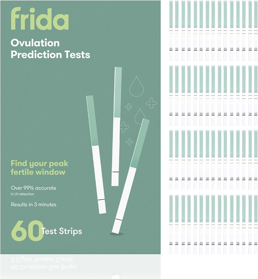 Frida Fertility At-Home Ovulation Test Kit LH Strips, Fertility Tracker, 60 Count

