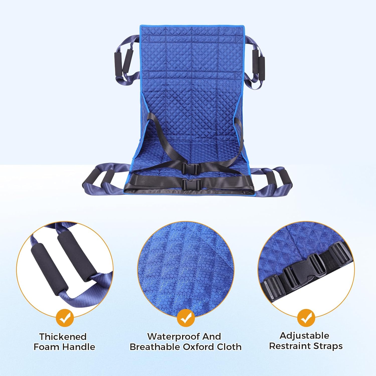 Patient Lift Transfer Pad for Wheelchair, Stair Lift Assist Evacuation Slide Board

