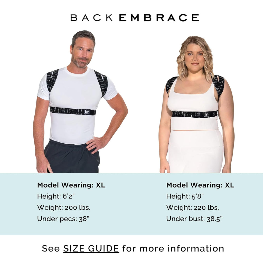 BackEmbrace Posture Corrector Posture Brace for Men and Women, Adjustable Shoulder

