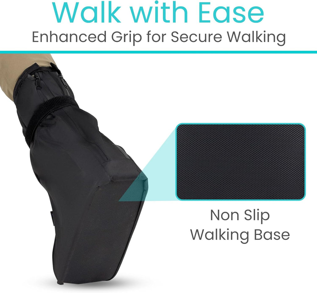 Vive Walker Boot Cover Waterproof for Brace, Cast, Rain and Snow, Non-Slip

