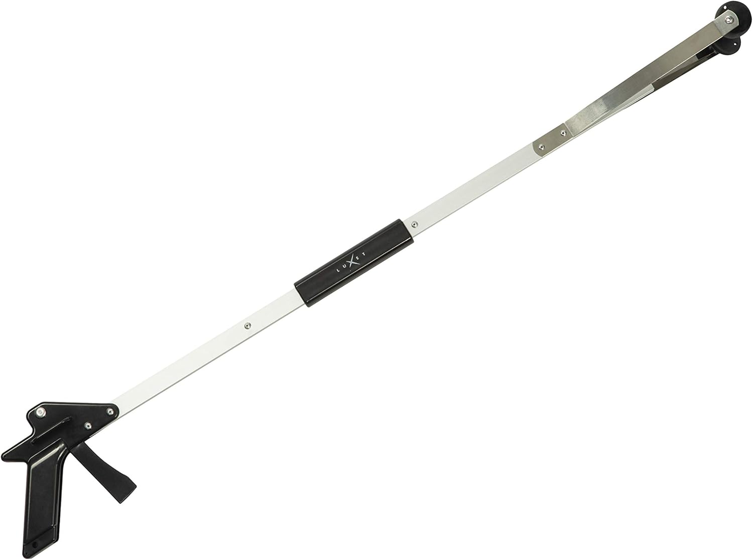 Luxet 32 in Aluminum Suction Cup Grabber Tool, Foldable Reacher Pickup Picker

