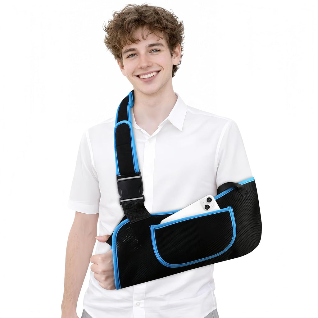 Adjustable Shoulder Arm Sling Immobilizer Rotator Cuff Support Brace for Elbow Wrist

