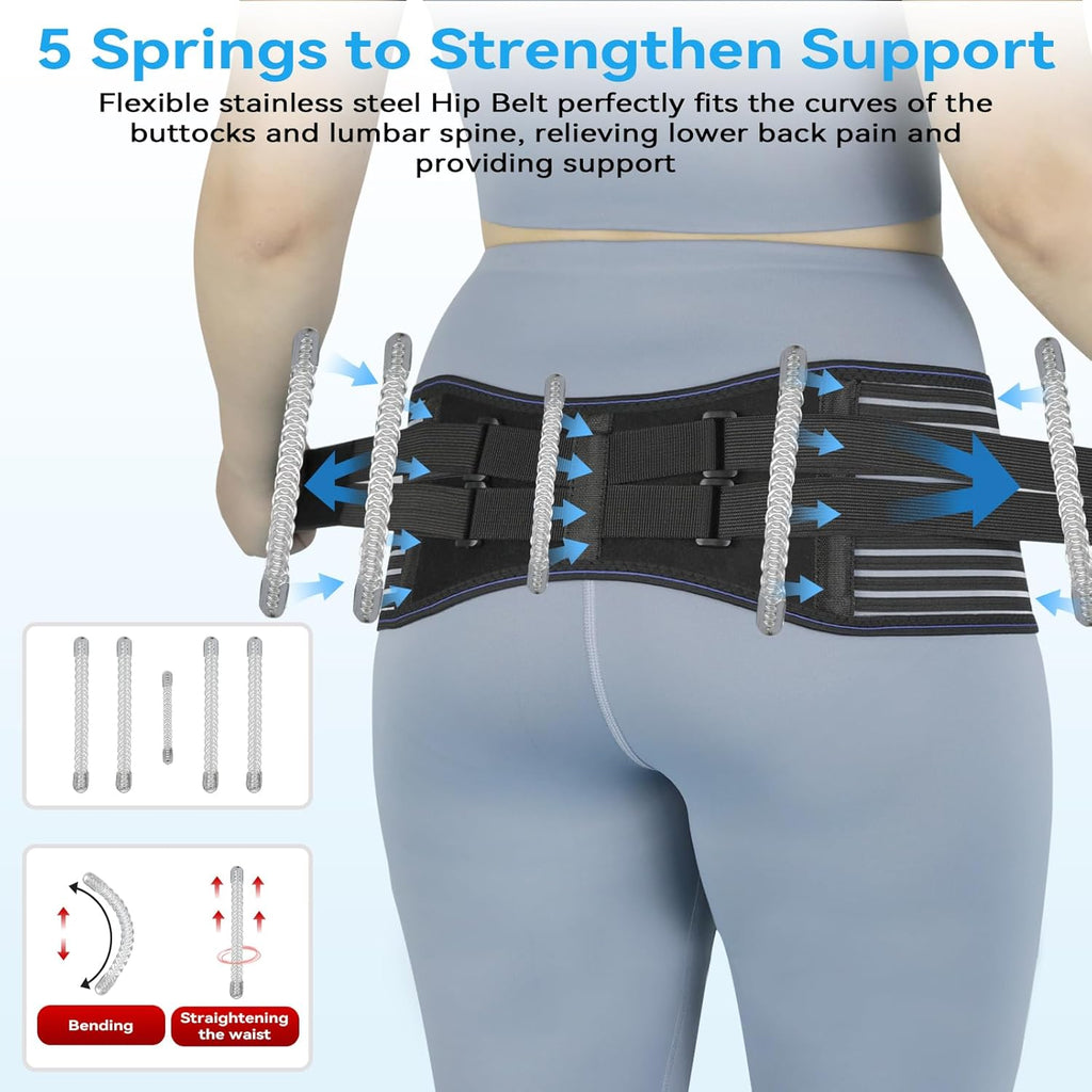 Sacroiliac Hip Belt SI Joint Support Brace for Lower Back Pain Relief, Adjustable

