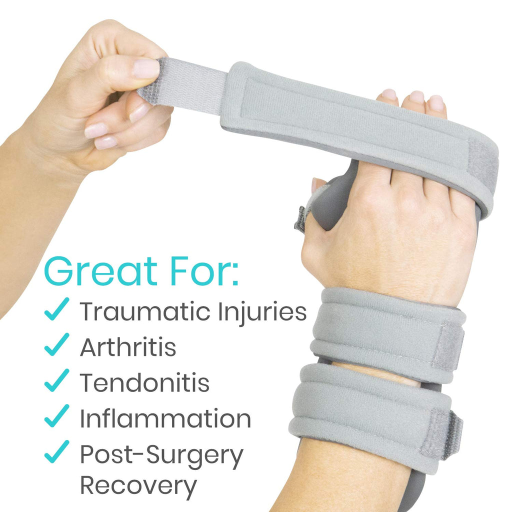 Vive Resting Hand Splint Thumb Stabilizer Wrist Finger Brace for Arthritis Pain

