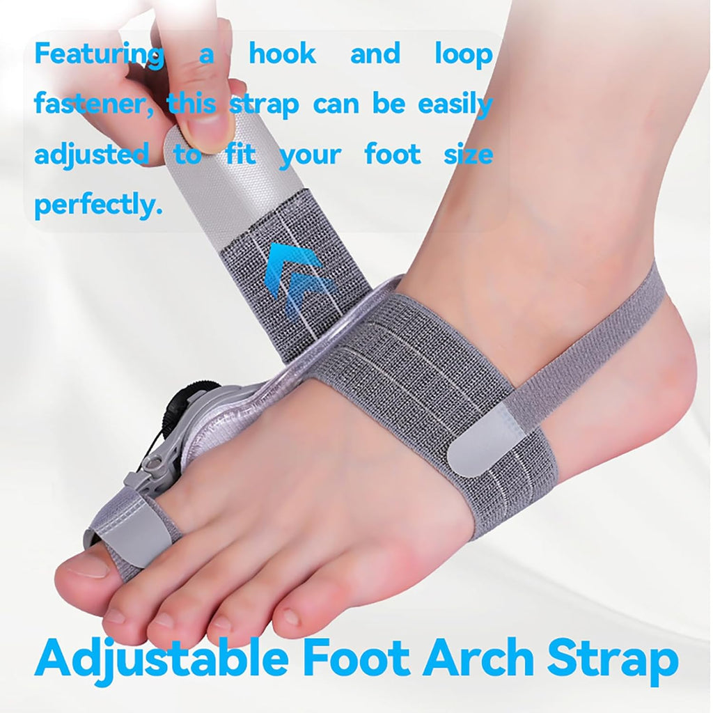 Bunion Corrector Splint for Big Toe, Adjustable Orthopedic Hallux Valgus Strap

