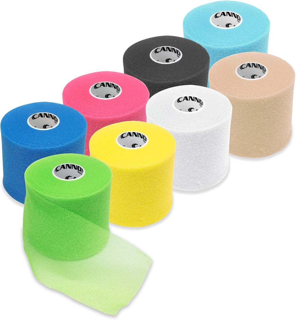 Cannon Sports Latex-Free Athletic Pre-Wrap Tape, 8 Rolls, 30 Yards Each

