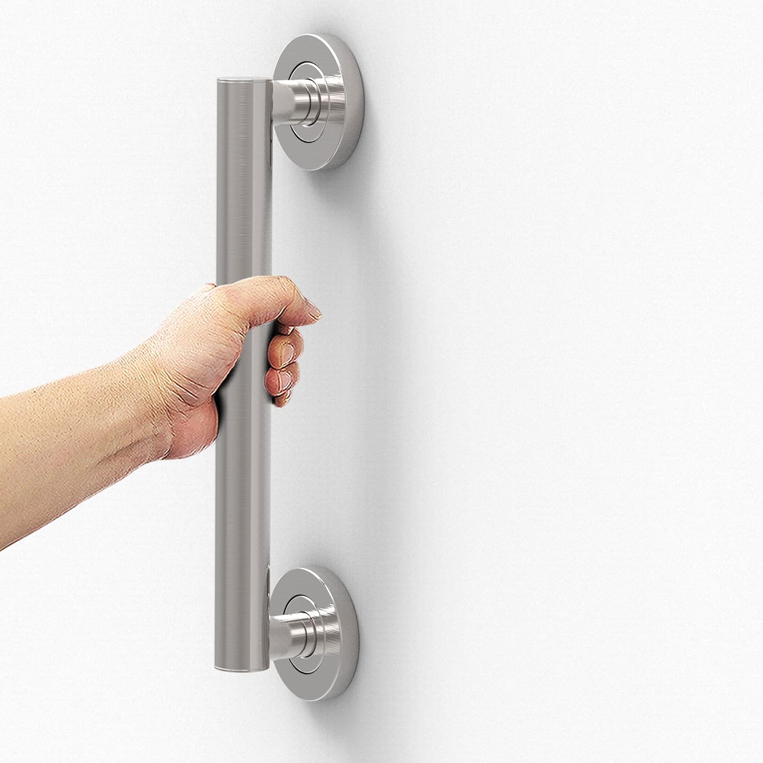 ADA Compliant Stainless Steel Grab Bar for Bathroom Safety, 500 lb Capacity

