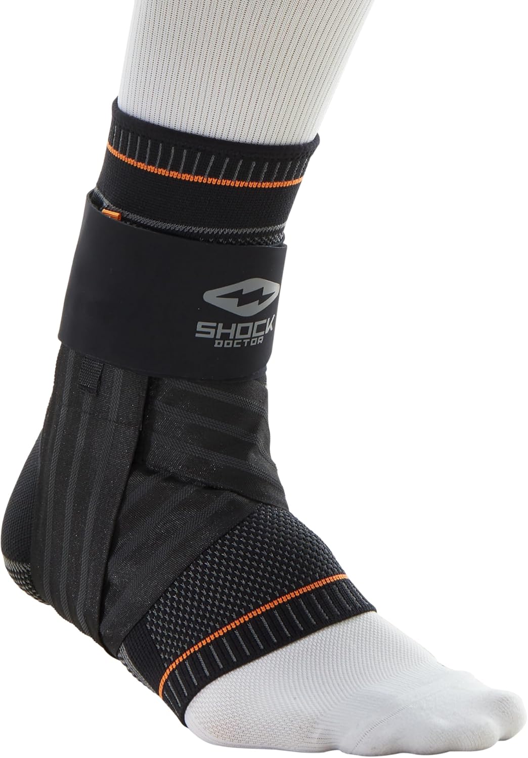 Shock Doctor Ultra Knit Ankle Brace with Figure 6 Strap and Stays

