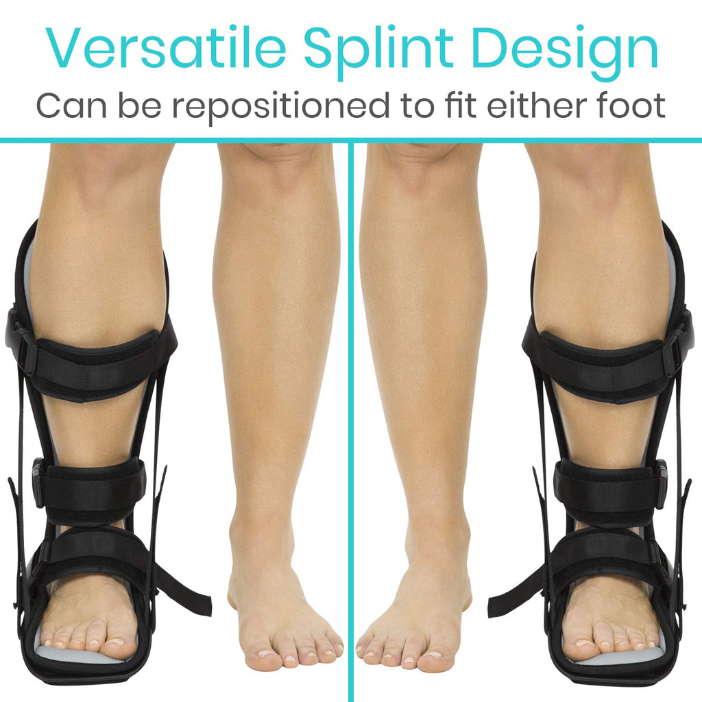 Vive Plantar Fasciitis Night Splint, Achilles Support Brace with Adjustable Straps

