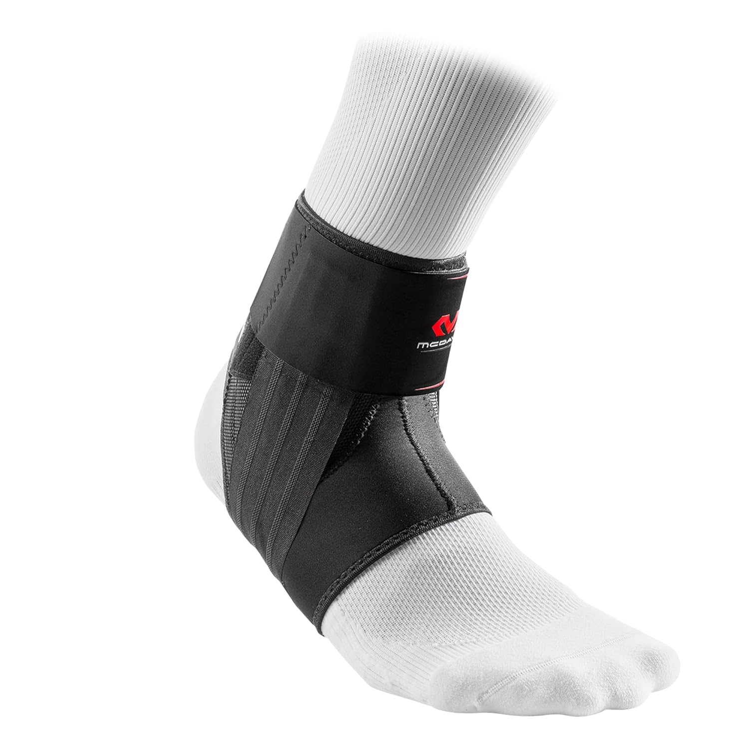 McDavid Low Profile Lace-Free Ankle Brace, Phantom Rear-Entry Support for Basketball

