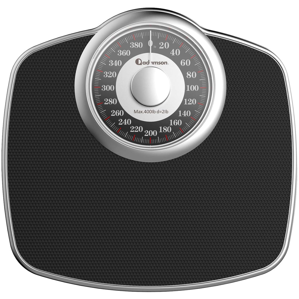 Adamson A25 Analog Body Weight Scale, Up to 400 Pounds, 5.3" Dial, Anti-Skid

