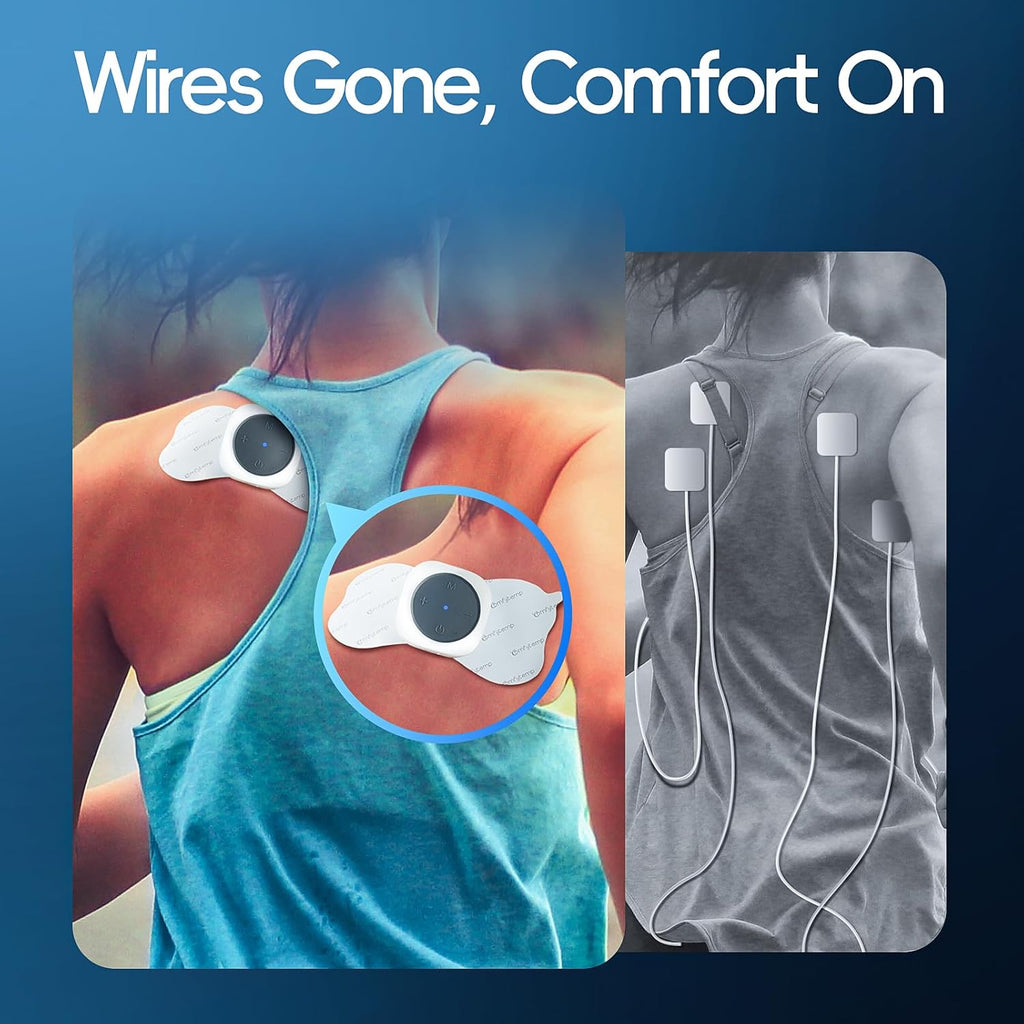 Comfytemp Wireless TENS Unit Muscle Stimulator for Pain Relief, App-Controlled

