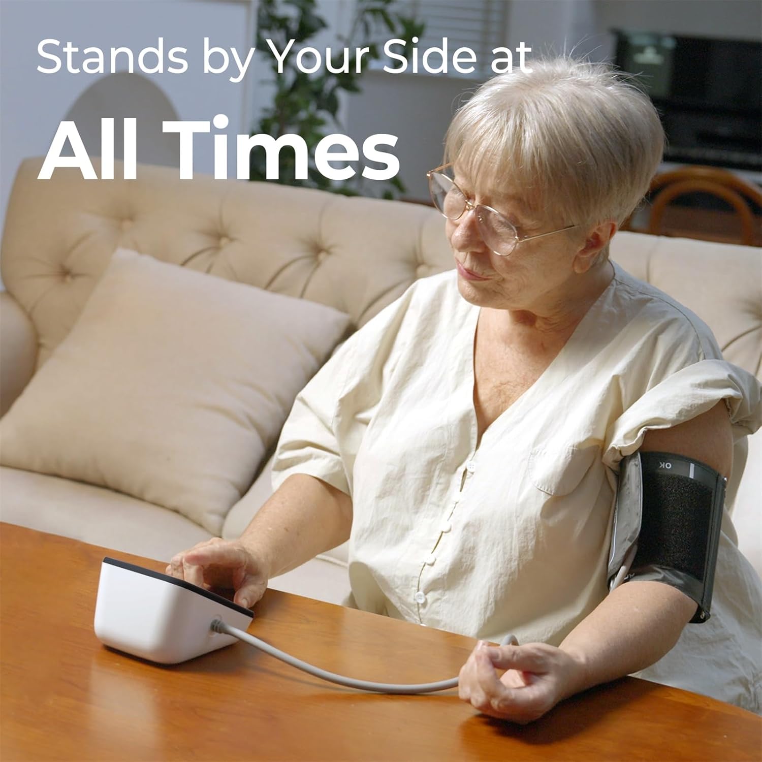 Ovutek Upper Arm Automatic Digital Blood Pressure Monitor with Backlit Display

