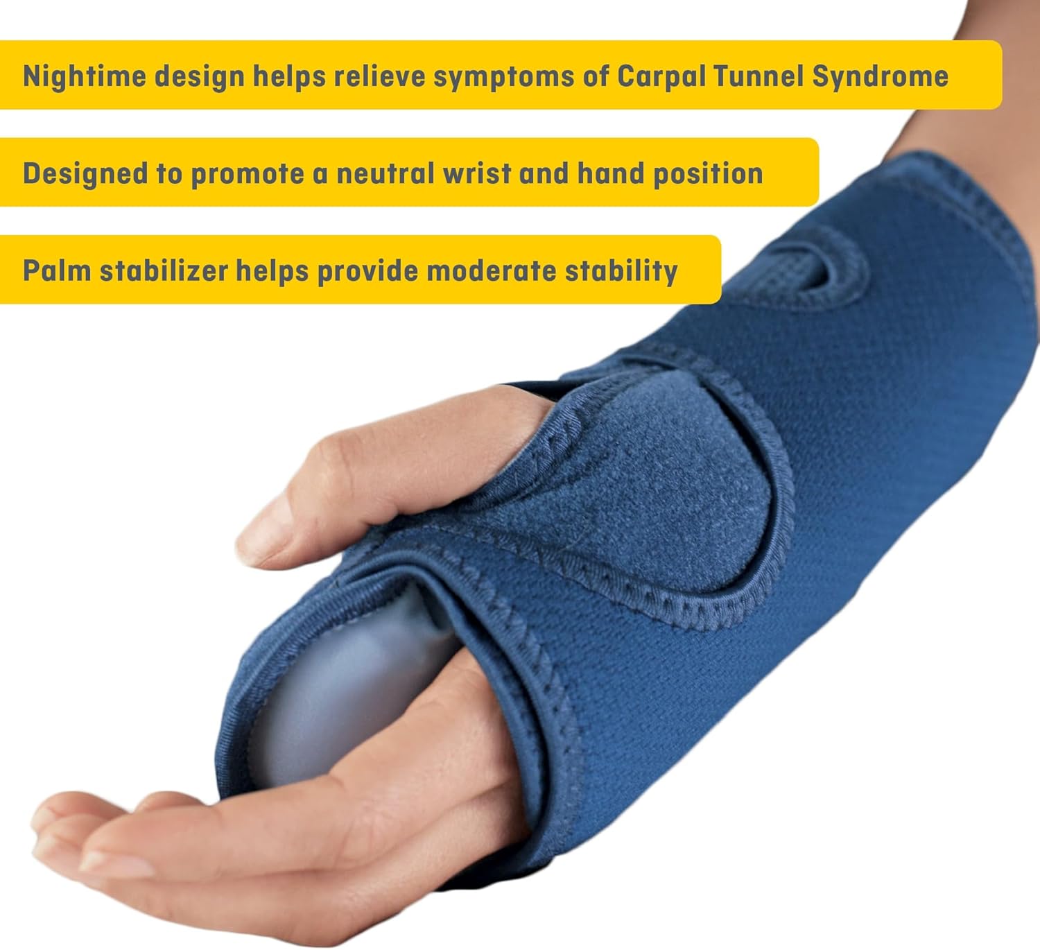 Futuro Night Wrist Sleep Support Brace Adjustable Night Splint for Carpal Tunnel

