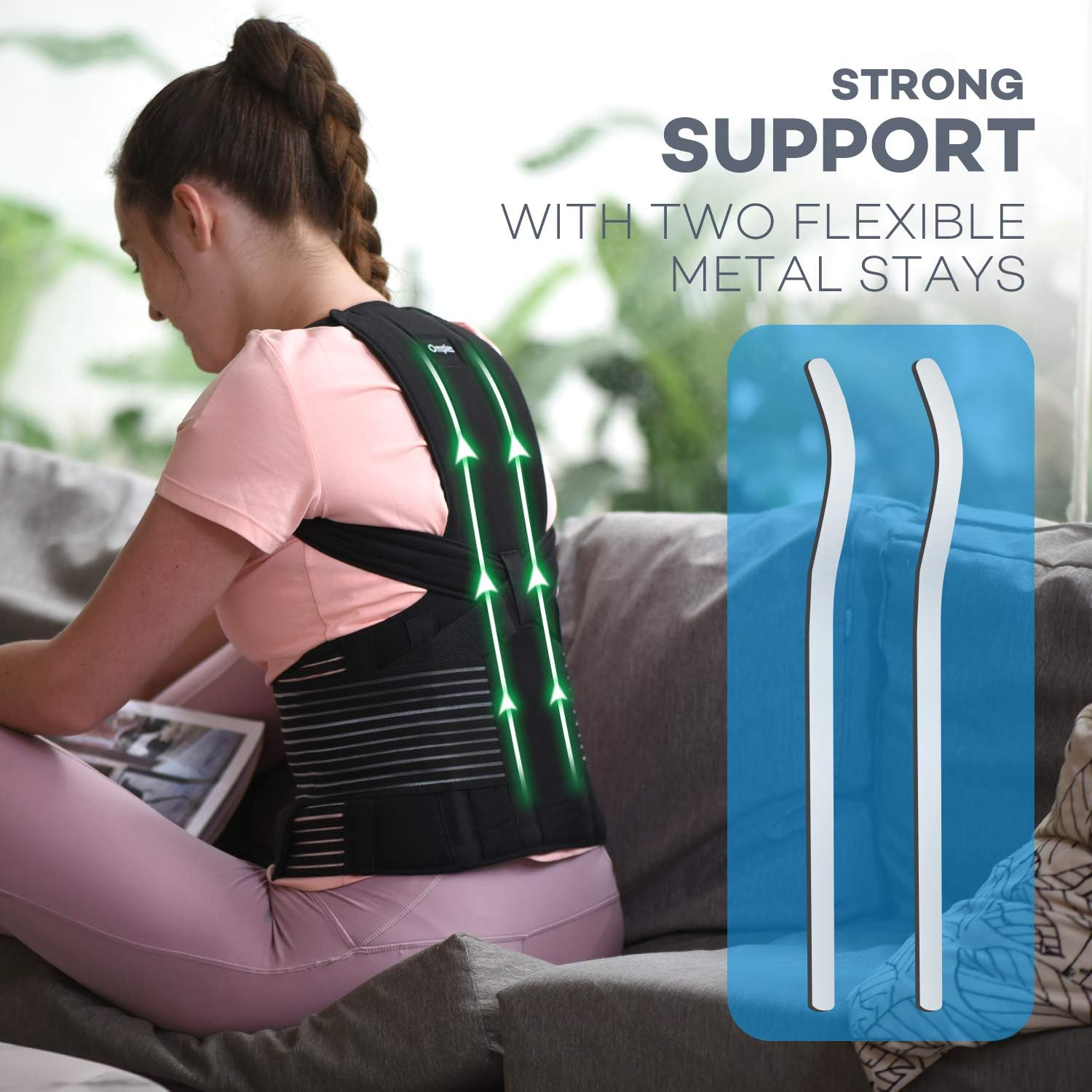 Posture Corrector Back Brace for Men and Women, Thoracic Support TLSO Vest

