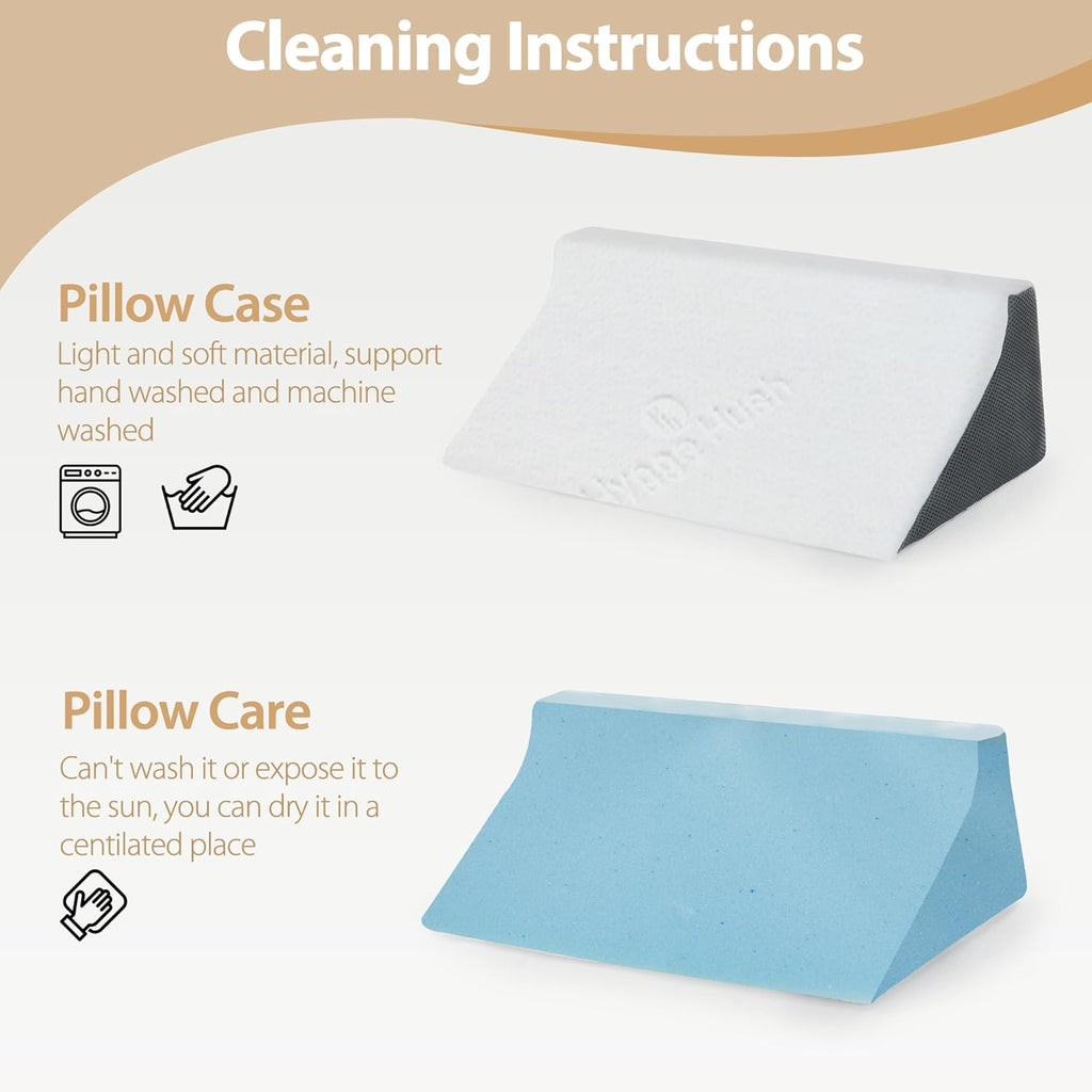 Sleep Wedge Pillow for Side Sleepers, Body Positioner for Back Support

