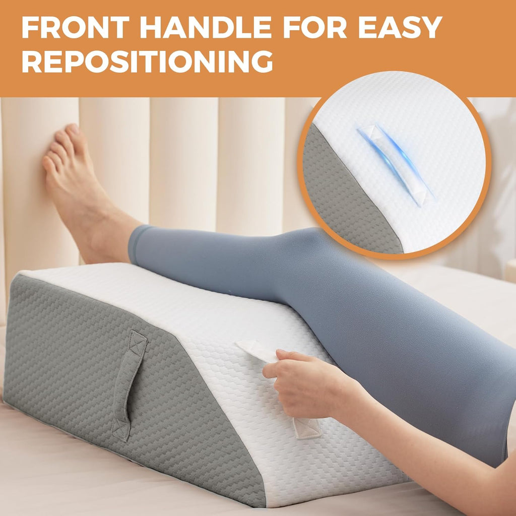 BIEEZZK Memory Foam Elevating Wedge for Blood Circulation, Swelling Relief


