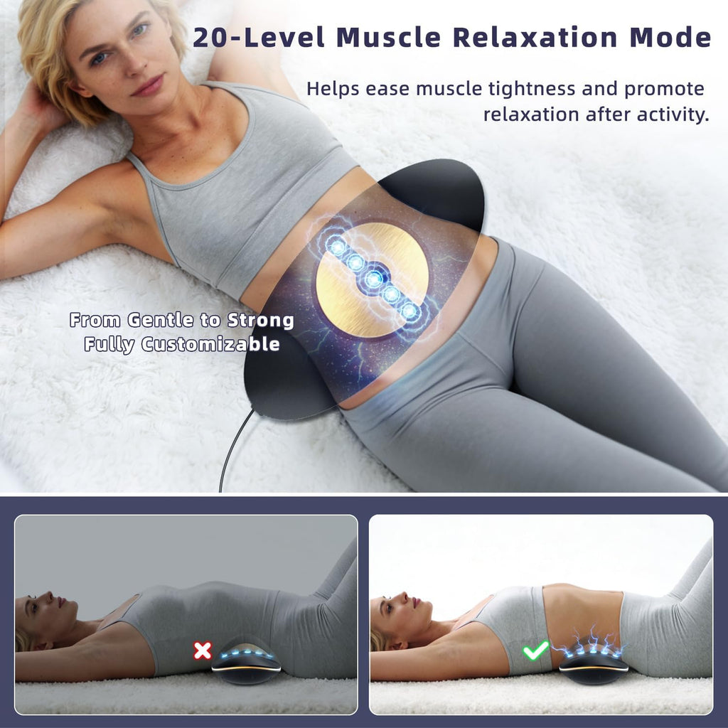 Zenopax 4-in-1 Electric Lumbar Traction Device, Adjustable Back Massager

