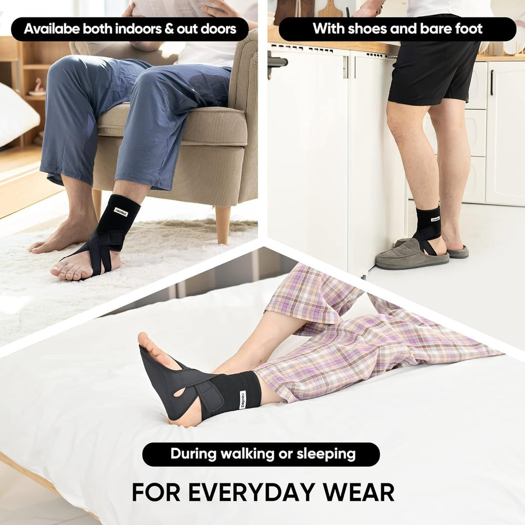 NEOFECT Drop Foot Brace Adjustable AFO Ankle Brace for Walking and Stroke Recovery

