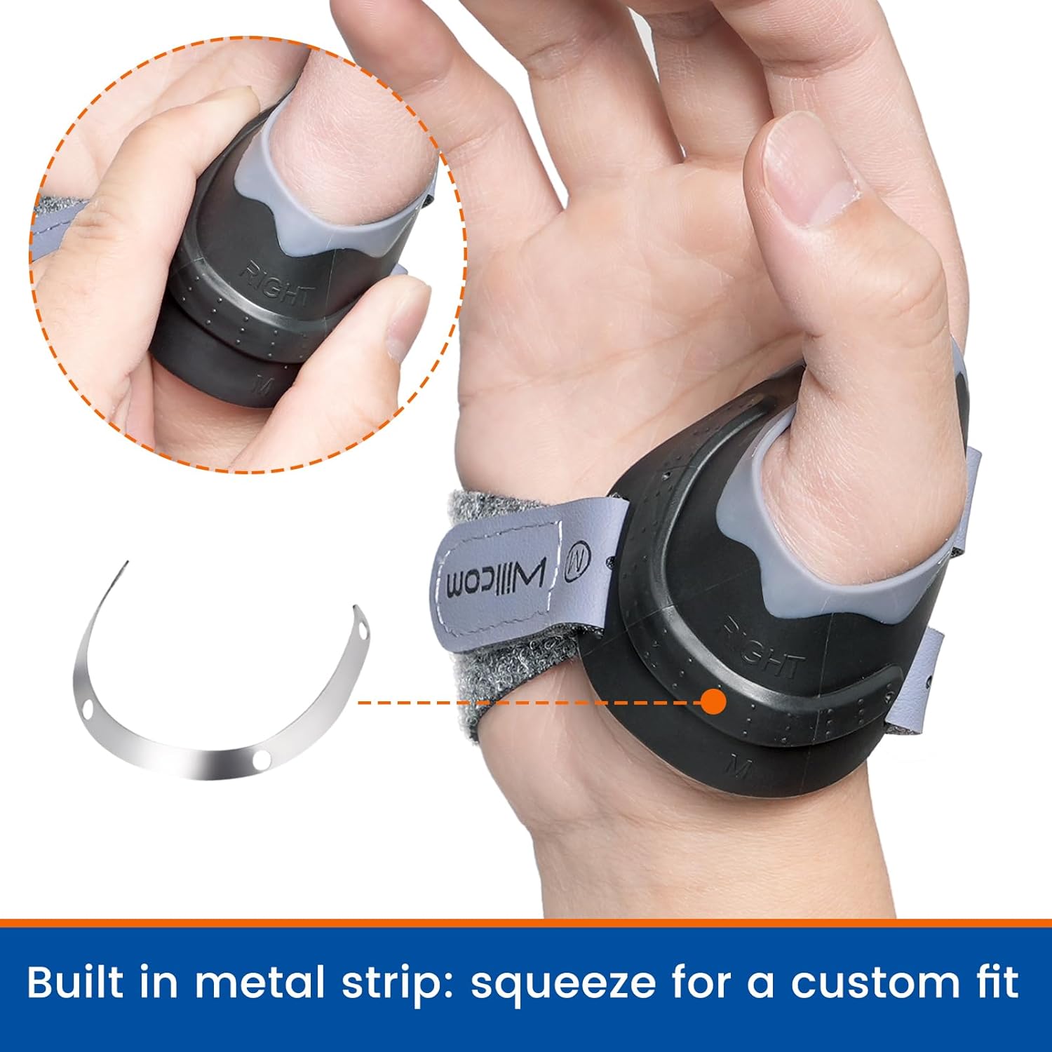 CMC Thumb Stabilizer Brace with Spica Splint for Osteoarthritis and Arthritis Pain

