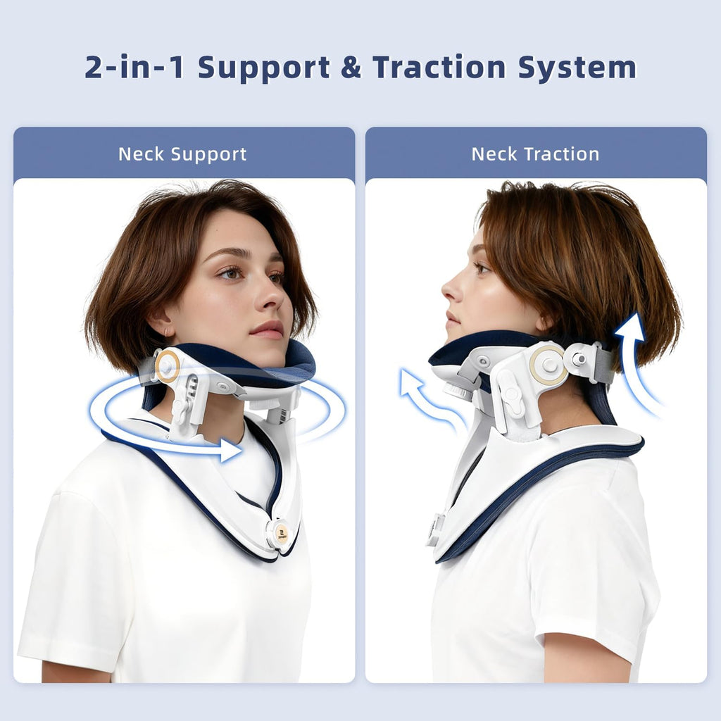 Cervical Traction Device Neck Stretcher Adjustable Support for Neck Pain Relief

