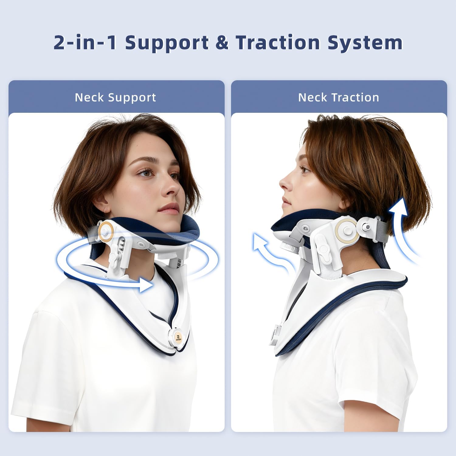 Cervical Traction Device Neck Stretcher Adjustable Support for Neck Pain Relief

